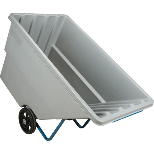 Chariot basculeur en acier, Poly&eacute;thyl&egrave;ne, 1,1 vg³, Capacit&eacute; de charge de 1250 lb Maritime Industrial Rubber