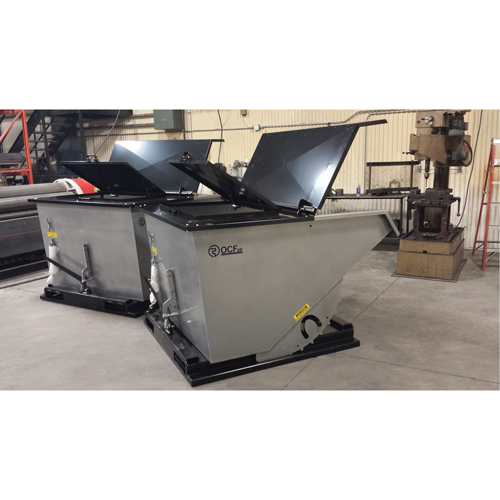 Couvercle en acier pour conteneur autobasculeur Maritime Industrial Rubber
