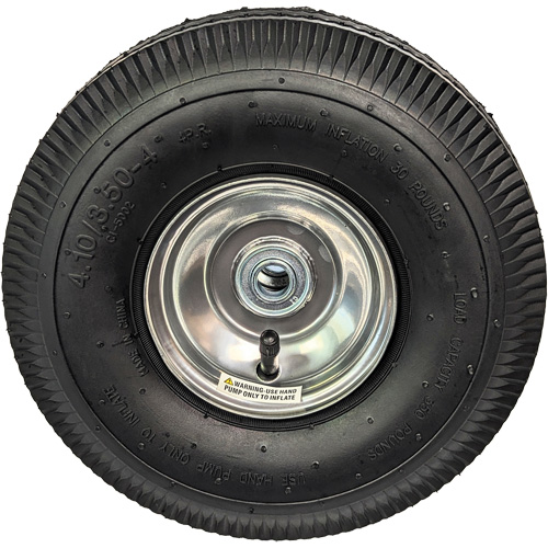 Replacement Pneumatic Tire for Hand Truck, 10" (254 mm), 350 lbs. Capacity Maritime Industrial Rubber