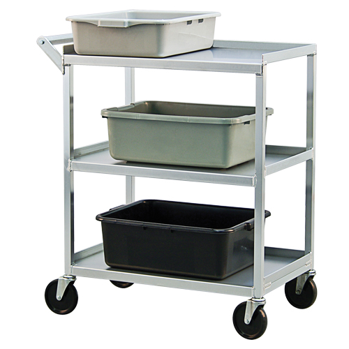 Utility Cart, 3 Tiers, 18-1/2" W x 39" H x 32-1/2" D, 350 lbs. Capacity Maritime Industrial Rubber