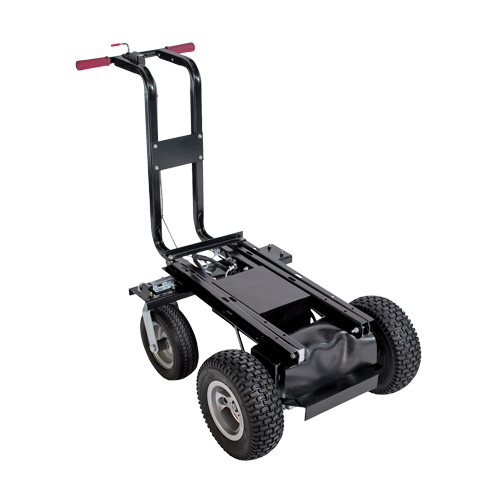 Chariot &agrave; bascule motoris&eacute;, Capacit&eacute; 13.5 cu.ft., 45" h x 27" la x 68" p Maritime Industrial Rubber