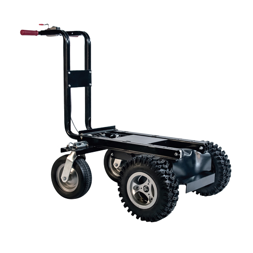 Chariot &agrave; bascule motoris&eacute;, Capacit&eacute; 27 cu. ft., 51" h x 81" la x 33" p Maritime Industrial Rubber