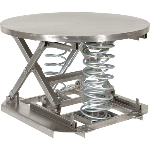 Pallet Lift Table, 43 5/8" L x 43 5/8"W, 4500 lbs. Cap. Maritime Industrial Rubber
