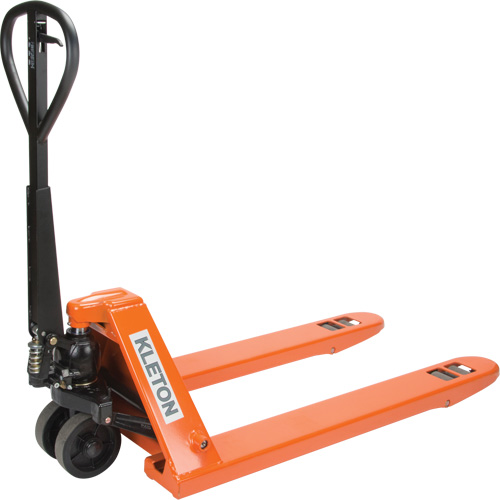 Super Heavy-Duty Manual Pallet Truck, Steel, 48" L x 27" W, 11000 lbs. Capacity Maritime Industrial Rubber