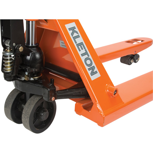 Super Heavy-Duty Manual Pallet Truck, Steel, 48" L x 27" W, 11000 lbs. Capacity Maritime Industrial Rubber