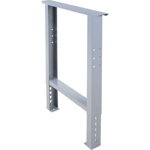 Pattes d'&eacute;tabli pour service industriel, Acier, 24" p x 34" h, Simple Maritime Industrial Rubber