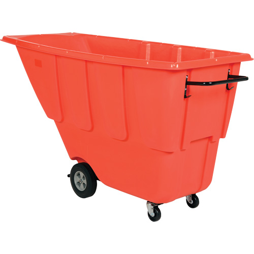 Tilt Truck, Polyethylene, 0.5 cu. yd., 450 lbs. Load Capacity Maritime Industrial Rubber