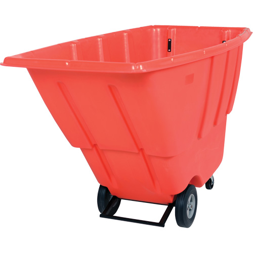 Tilt Truck, Polyethylene, 0.5 cu. yd., 450 lbs. Load Capacity Maritime Industrial Rubber