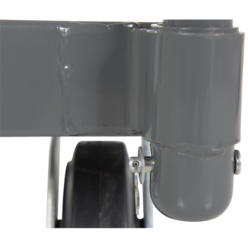 Chariot &agrave; plateforme, 48" lo x 24" la x Capacit&eacute; 2000 lb, Roues en Caoutchouc Maritime Industrial Rubber