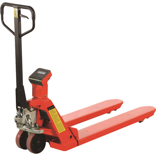 Transpalette avec balance Eco, 45" lo x 22,5" la, Capacit&eacute; de 4400 lb Maritime Industrial Rubber