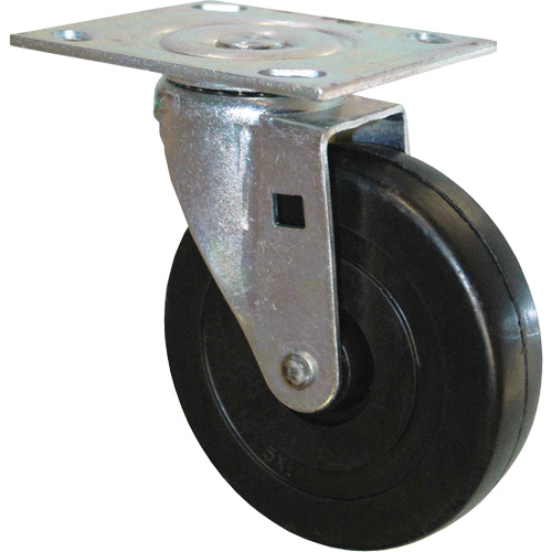 Roulette pivotante en caoutchouc pour chariot &agrave; plateforme Maritime Industrial Rubber