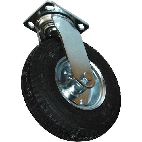 Roulette pneumatique pivotante pour chariot &agrave; plateforme Maritime Industrial Rubber
