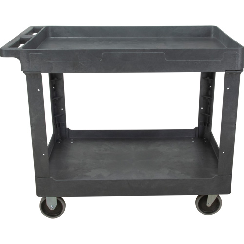 Utility Service Cart, 2 Tiers, 24-5/8" x 32-1/2" x 40", 550 lbs. Capacity Maritime Industrial Rubber