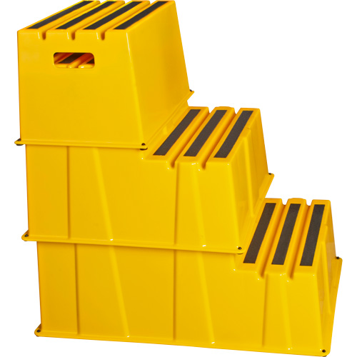 Escabeau industriel, 20-7/8" x 12-3/16" x Hauteur 12" Maritime Industrial Rubber