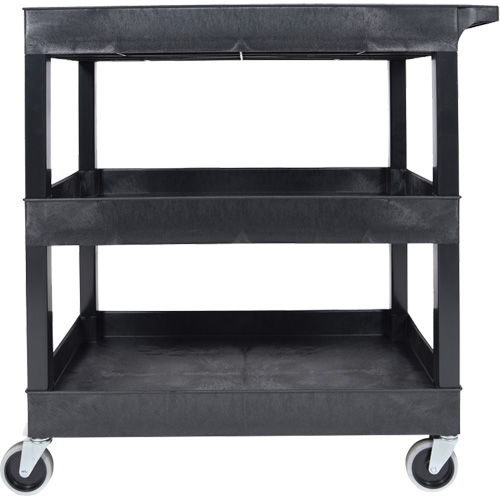 Tub Cart, 3 Tiers, 35-1/4" x 36-1/4" x 18", 300 lbs. Capacity Maritime Industrial Rubber