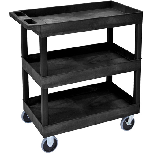 Tub Cart, 3 Tiers, 35-1/4" x 37-1/4" x 18", 375 lbs. Capacity Maritime Industrial Rubber