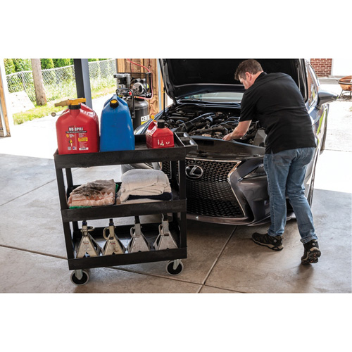 Tub Cart, 3 Tiers, 35-1/4" x 37-1/4" x 18", 375 lbs. Capacity Maritime Industrial Rubber