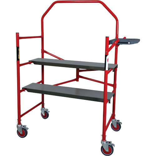 Buildman Portable Scaffold, 40-5/8" D x 4' H Maritime Industrial Rubber