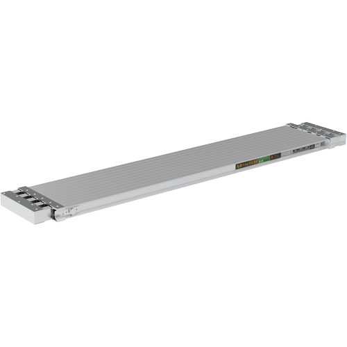 Planche de travail t&eacute;lescopique, 108" la x 12" pr, Capacit&eacute; de 250 lb, D&eacute;mont&eacute; Maritime Industrial Rubber