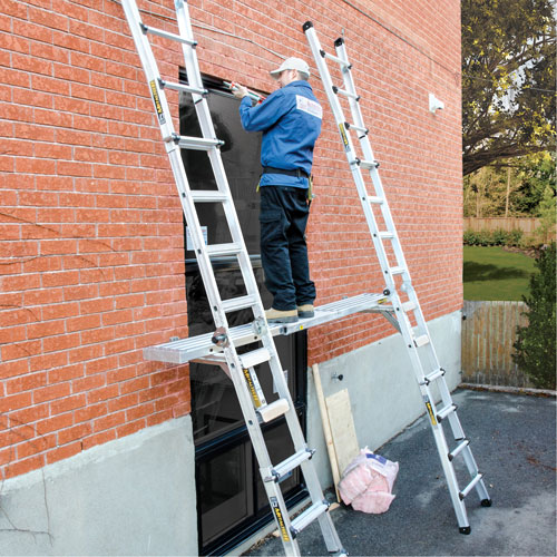 Telescoping Work Plank, 204" W x 12" D, 250 lbs. Capacity, Knocked Down Maritime Industrial Rubber