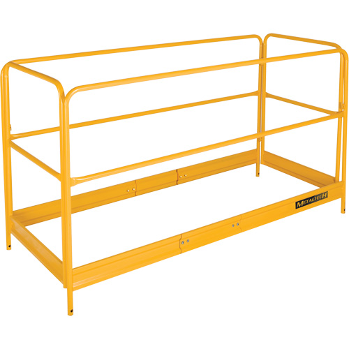Trousse de garde-corps pour &eacute;chafaud Jobsite Series, 29-1/4" p x 44-1/2" h Maritime Industrial Rubber