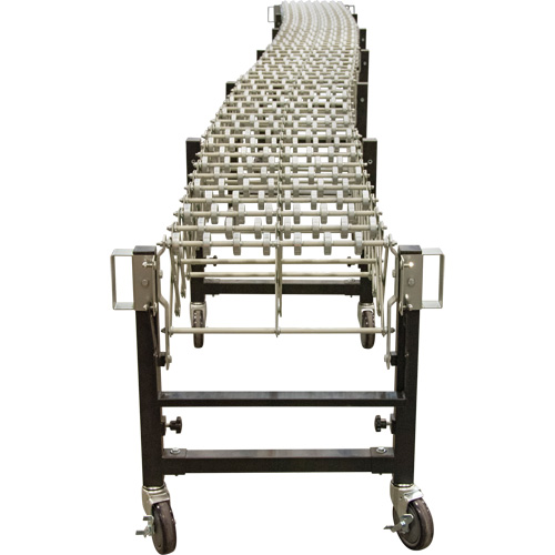 Expandable Conveyor, 23" W x 24' L, 200 lbs. per lin. ft. Capacity Maritime Industrial Rubber