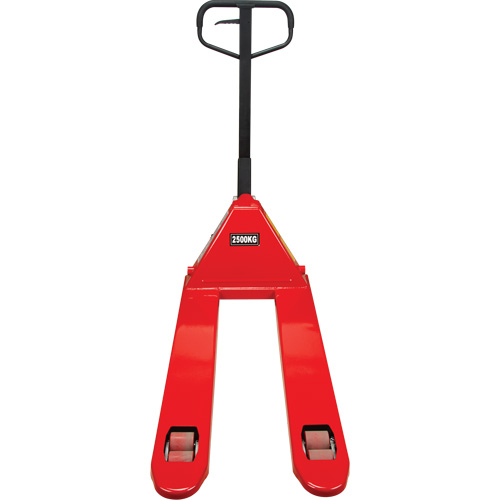 Transpalette manuel, Acier, 48" lo x 21" la, Capacit&eacute; 5500 lb Maritime Industrial Rubber