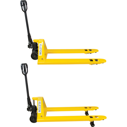 Transpalette &agrave; roues en acier, Acier, 48" lo x 27" la, Capacit&eacute; 5500 lb Maritime Industrial Rubber