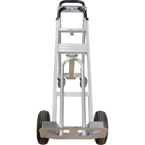 3-in-1 Convertible Hand Truck, Aluminum, 600 lbs. Capacity Maritime Industrial Rubber