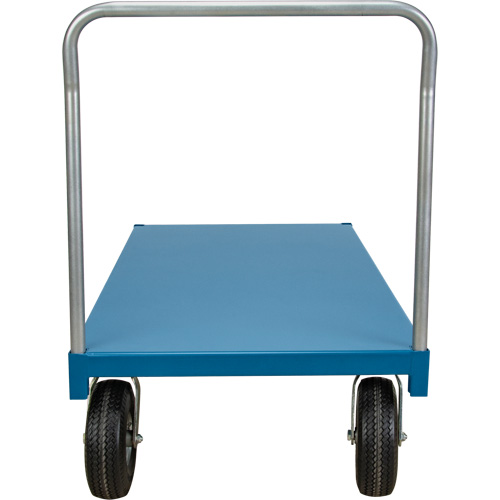 Outdoor Platform Truck, 96" L x 48" W, 1200 lbs. Capacity, Flat Free Casters Maritime Industrial Rubber