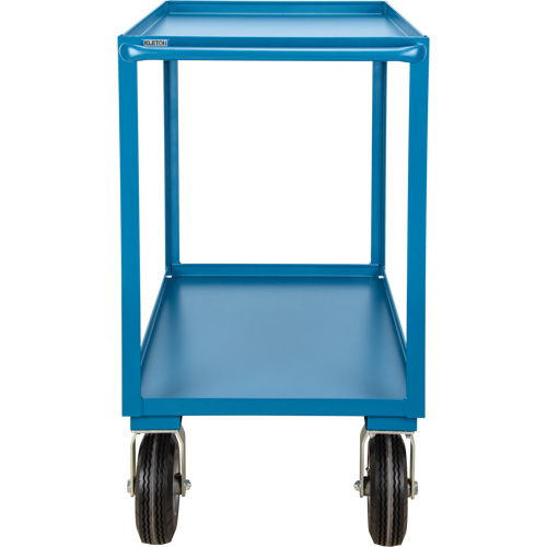 Outdoor Shelf Cart, 2 Tiers, 18" W x 39" H x 33" D, 1200 lbs. Capacity Maritime Industrial Rubber