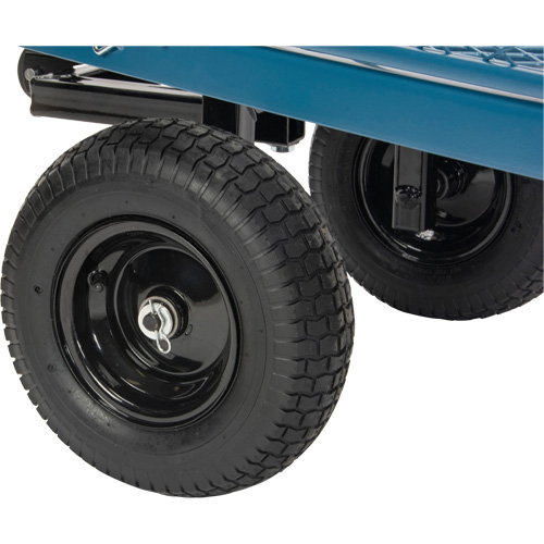 Wagon with Drop Sides, 24" W x 48" L, 800 lbs. Capacity Maritime Industrial Rubber
