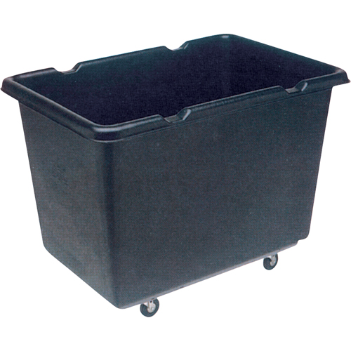 Light-Duty Econocarts Box Trucks, Black Recycled Plastic, 39" L x 27" W x 29" H, 12 cu. ft. Volume, 200 lbs. Capacity Maritime Industrial Rubber
