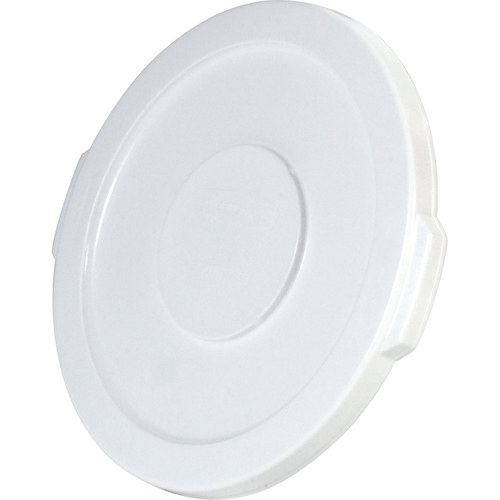Couvercles ronds Brute, Couvercle plat, Plastique/Poly&eacute;thyl&egrave;ne, Convient aux contenants 15-5/8" dia. Maritime Industrial Rubber