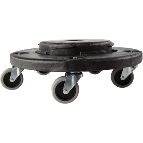 Chariot &agrave; visser Brute, Poly&eacute;thyl&egrave;ne, Noir, Convient aux contenants 20 - 55 US gal. Maritime Industrial Rubber