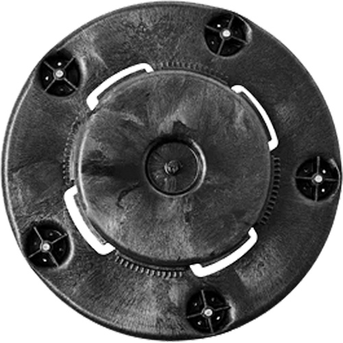 Chariot &agrave; visser Brute, Poly&eacute;thyl&egrave;ne, Noir, Convient aux contenants 20 - 55 US gal. Maritime Industrial Rubber