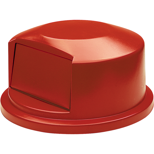 Couvercles ronds Brute, Couvercle bomb&eacute;, Plastique/Poly&eacute;thyl&egrave;ne, Convient aux contenants 24" dia. Maritime Industrial Rubber