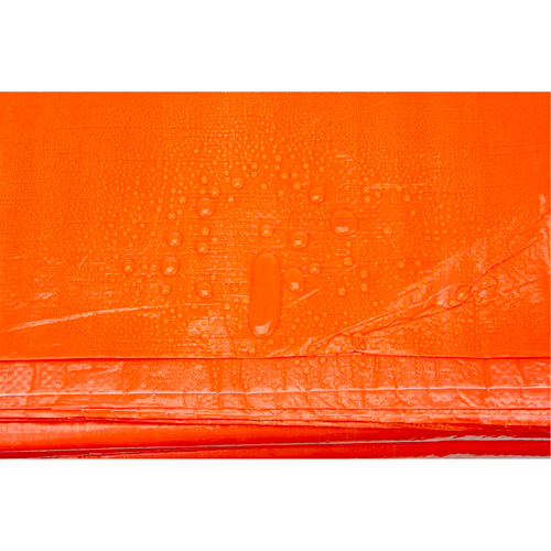 B&acirc;ches isol&eacute;es, Poly&eacute;thyl&egrave;ne, Orange, 20' x 12' x 8 mils Maritime Industrial Rubber