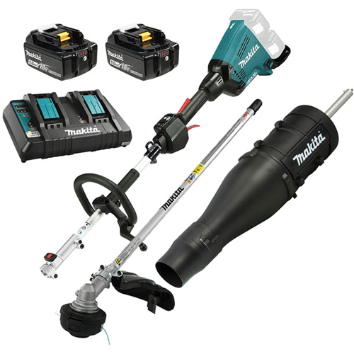Ensemble de bloc d'alimentation sans balai &agrave; mandrin fendu LXT 5.0 Ah a/taille-haie EM405MP, &agrave; pile, 36 V Maritime Industrial Rubber