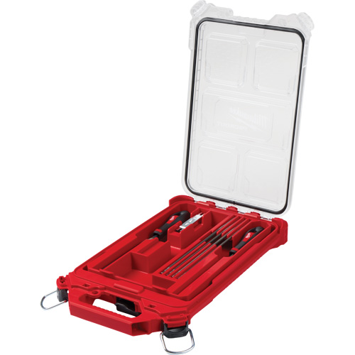9-Piece Saw Chain Sharpening Set with PACKOUT Low-Profile Compact Organizer, 6 Pcs Maritime Industrial Rubber