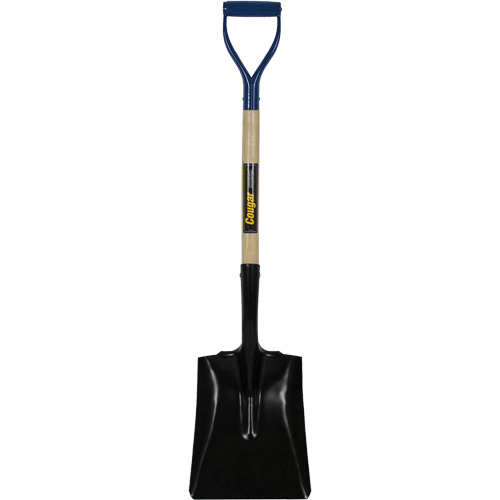 Pelle carr&eacute;e, Bois dur, Lame Acier durci, Manche en Prise en D, Longueur 41-1/2" Maritime Industrial Rubber