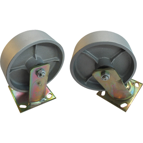 Steel Self-Dumping Hoppers - Caster Sets For Hoppers Maritime Industrial Rubber