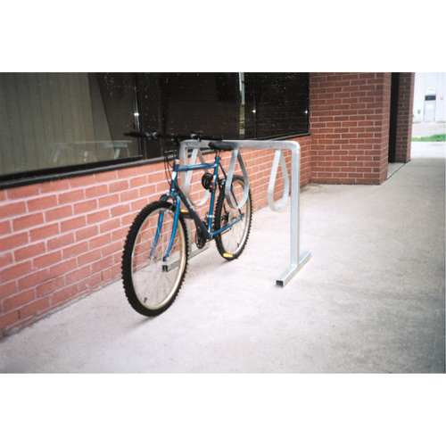 Support pour bicyclettes Style, Acier galvanis&eacute;, 6 bicyclettes Maritime Industrial Rubber