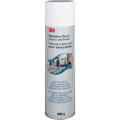 Stainless Steel Cleaner & Polish, 21.5 oz., Aerosol Can Maritime Industrial Rubber