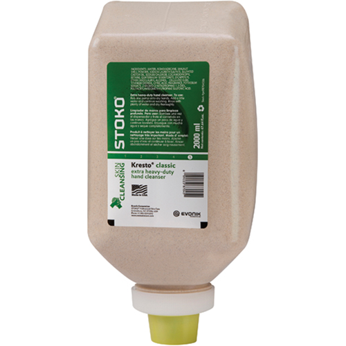 Kresto&reg; Classic Extra Heavy-Duty Hand Cleaner, Paste, 2 L, Bottle, Scented Maritime Industrial Rubber