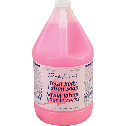Savon liquide pour le corps Pink Pearl Total, Liquide, 4 L, Parfum&eacute; Maritime Industrial Rubber