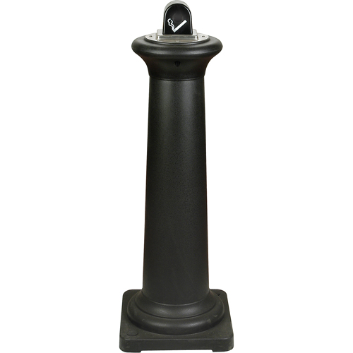 Groundskeeper Tuscan Cigarette Waste Collector, Free-Standing, Metal, 1 US gal. Capacity, 38-1/2" Height Maritime Industrial Rubber