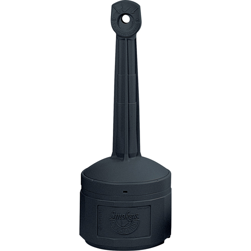 Cendriers Smoker's Cease-Fire, Sur pied, Plastique, Capacit&eacute; 1 gal. US, Hauteur 30" Maritime Industrial Rubber