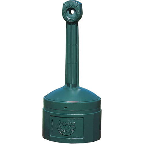 Cendriers Smoker's Cease-Fire, Sur pied, Plastique, Capacit&eacute; 1 gal. US, Hauteur 30" Maritime Industrial Rubber
