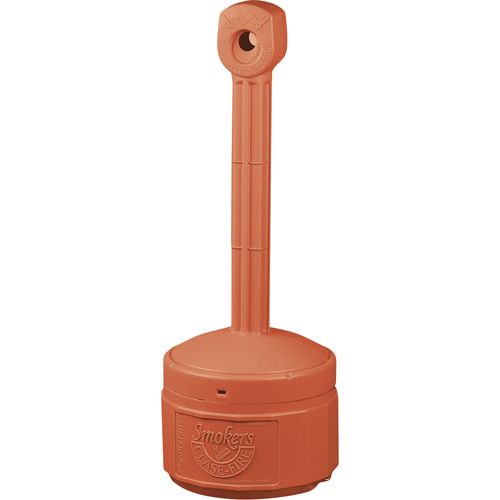 Cendriers Smoker's Cease-Fire, Sur pied, Plastique, Capacit&eacute; 1 gal. US, Hauteur 30" Maritime Industrial Rubber
